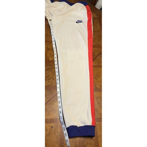 Nike CJ4934-271 Women Sportswear Polar Jogger Pants Cream Indigo Orange Red L - Picture 8 of 9